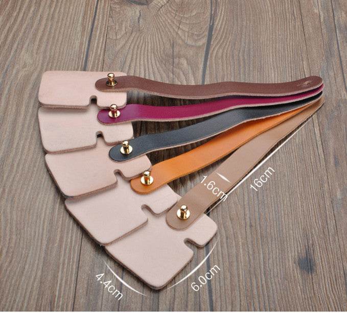 Handmade Leather Data Cable Management Belt - ZEYTONCART