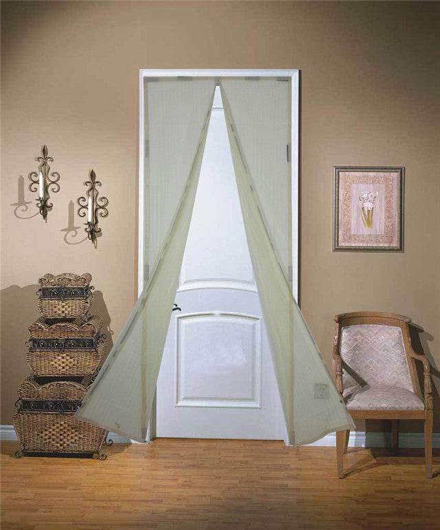Household Fashionable Stripe Magnetic Soft Screen Door - ZEYTONCART