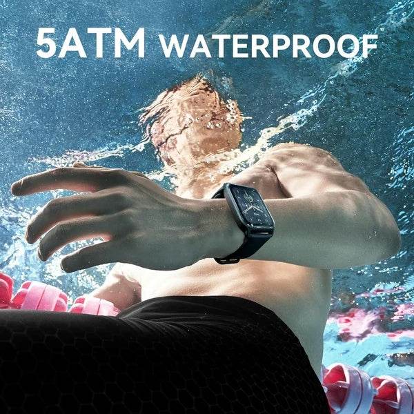 Smart Watch For Men,Alexa Built-in,Fitness Tracker With Heart Rate Sleep SpO2 Monitor,100 Sport Mode,5ATM Waterproof,Activity Trackers And Smartwatches For IOS And Android Phones - ZEYTONCART