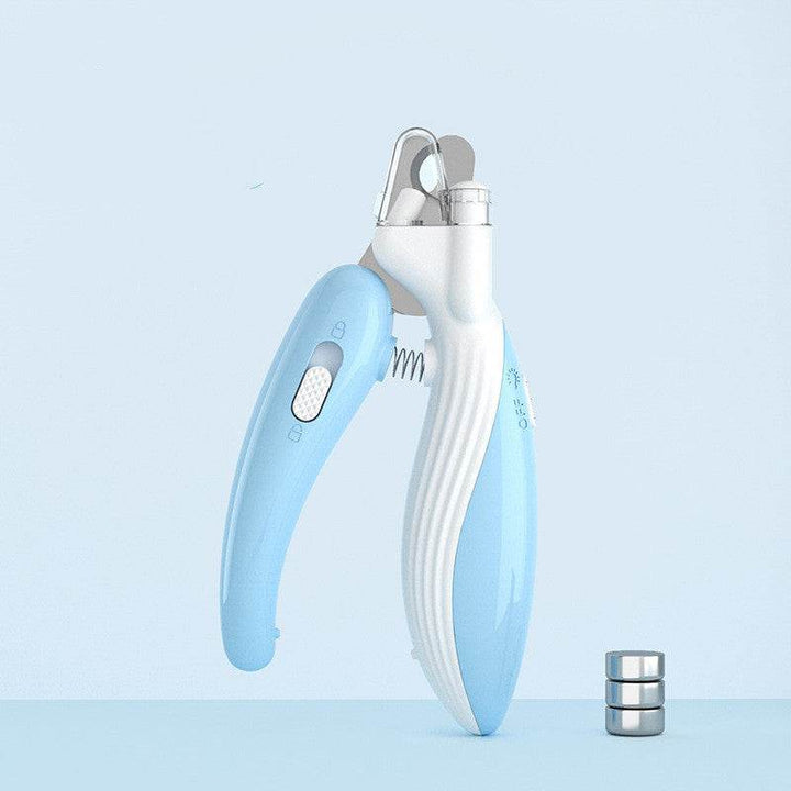Pet Nail Clippers Dog Nail Clippers Cat Nail Clippers LED Electric Nail Grinder Pet Supplies LED Light Pet Nail Clippers - ZEYTONCART