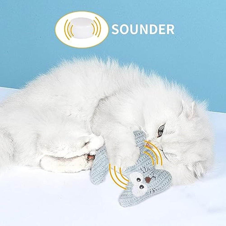 Catnip Toy For Cats Kittens Plush Rope Cat Chew Toy With Bell Bite Resistant Catnip Toys Cat Teething Toy - ZEYTONCART