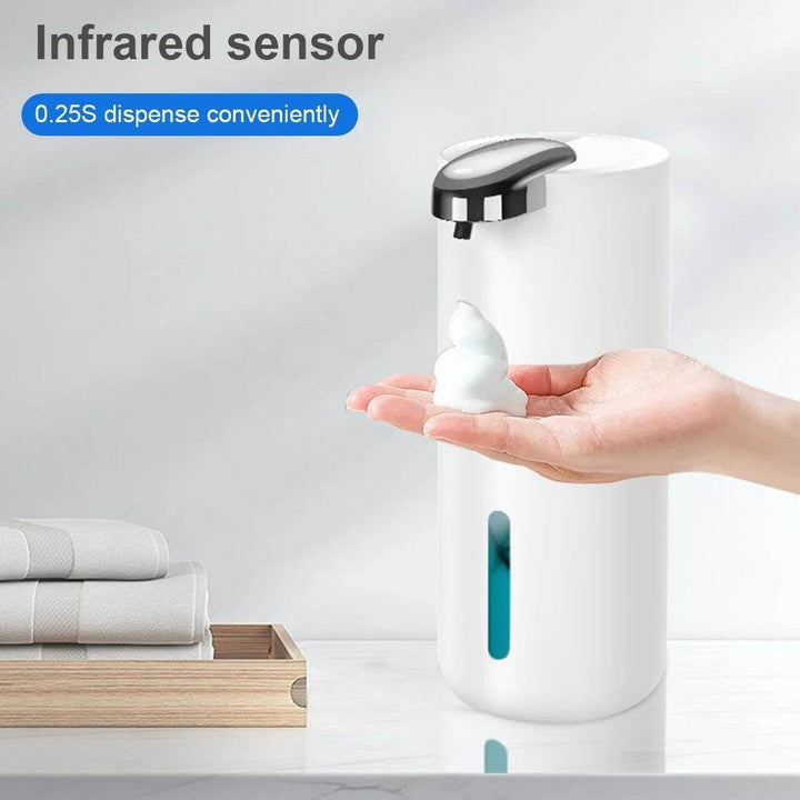 380ml Electric Sanitizer Dispenser Touchless Infrared Sensor Foam Soap Dispenser Wall Mounted Automatic Liquid Soap Dispensers - ZEYTONCART