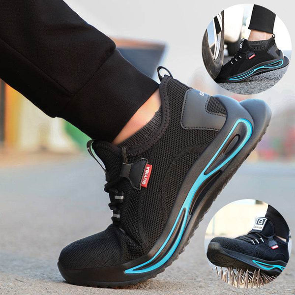 Steel Toe Shoes For Men Work Safety Shoes Nonslip Indestructible Sneakers - ZEYTONCART