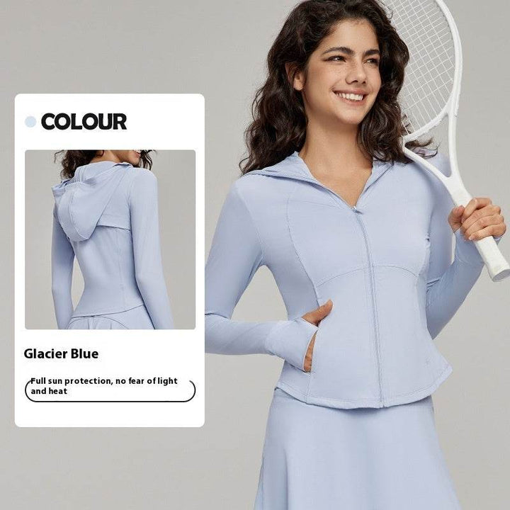 Ice Slim-fit Hood Sun Protection Clothing For Women - ZEYTONCART