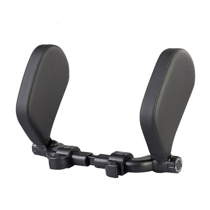 Car headrest pillow Sleep Adjustable Side Car Soft Travel Seat Headrest Auto Leather Support Neck Pillow Cushion car accessories - ZEYTONCART