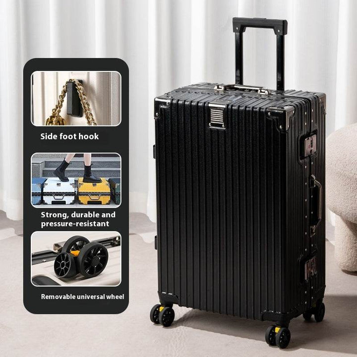 Suitcase Large Capacity Aluminium Frame Luggage - ZEYTONCART