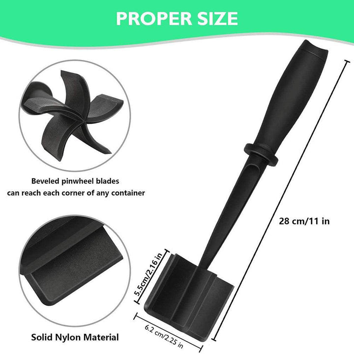Meat Chopper Multifunctional Ground Beef Masher Ground Beef Turkey Nylon Chopper Utensil Non Stick Cookware - ZEYTONCART