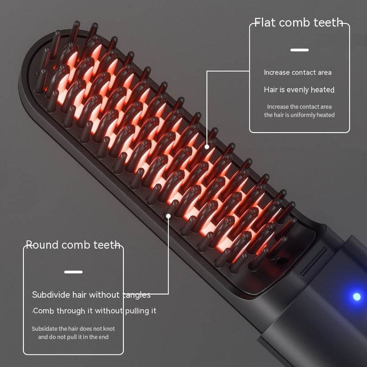 Wireless Negative Ion Straight Hair Comb - ZEYTONCART