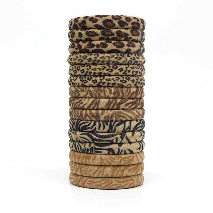 Leopard Towel Hair Ring - ZEYTONCART