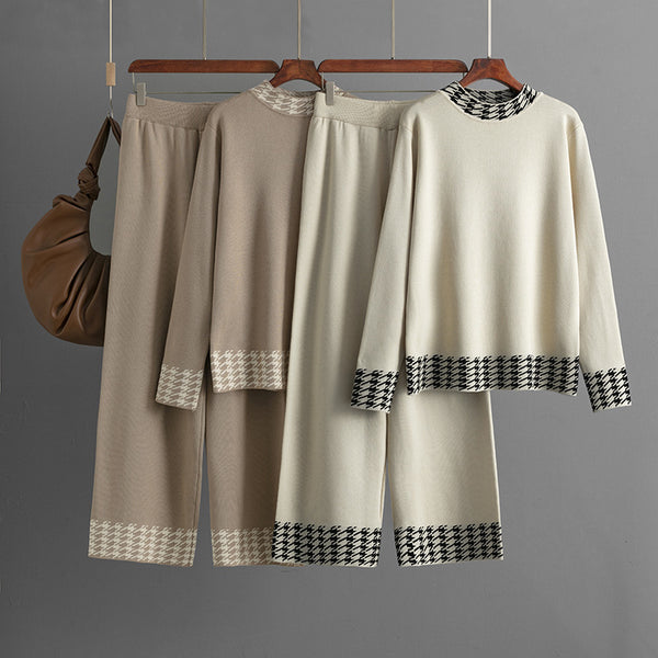 Women's Autumn And Winter Loose Pullover Two-piece Set - ZEYTONCART