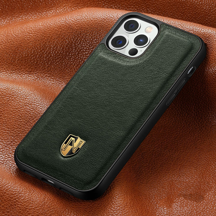 Leather Phone Case Luxury Top Layer Leather - ZEYTONCART