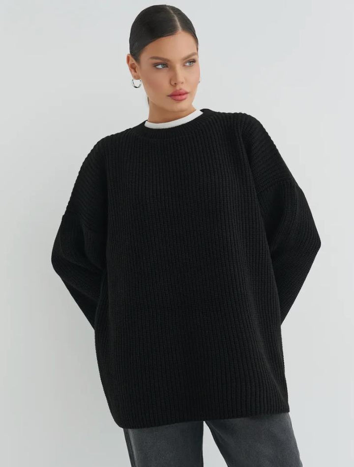 European And American Loose Autumn Winter Sweater Gray Top - ZEYTONCART
