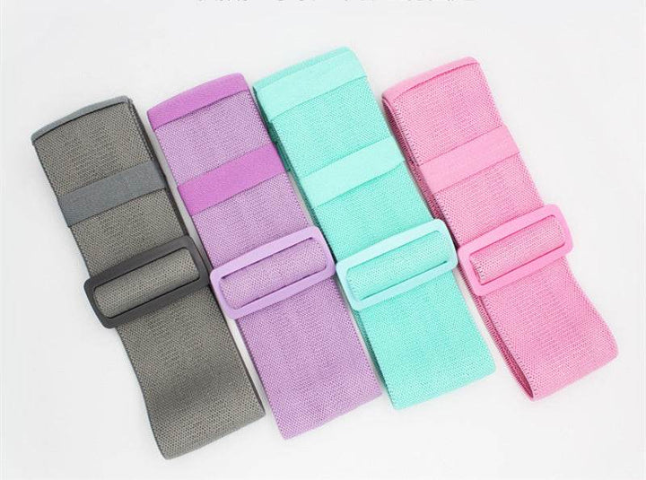 Aolikes Adjustable Fitness Stretch Training Booty Bands Elastic Resistance Bands - ZEYTONCART
