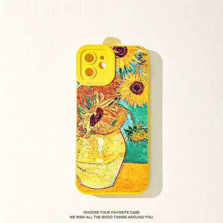 Sunflower IPhone14 Phone Case Silicone Phone Case - ZEYTONCART