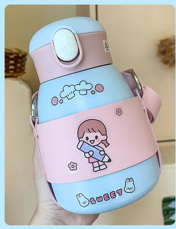 Net Celebrity Water Cup Female Cute Girl Heart Pot BellyCup - ZEYTONCART