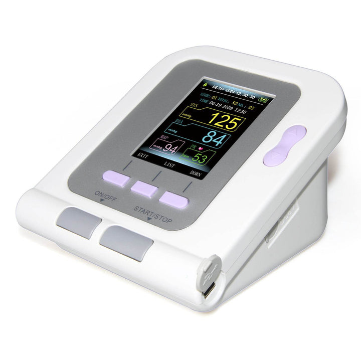 CONTEC CONTEC08A Upper Arm Digital Color LCD Blood Pressure Monitor With PC Software 4 CUFFS - ZEYTONCART