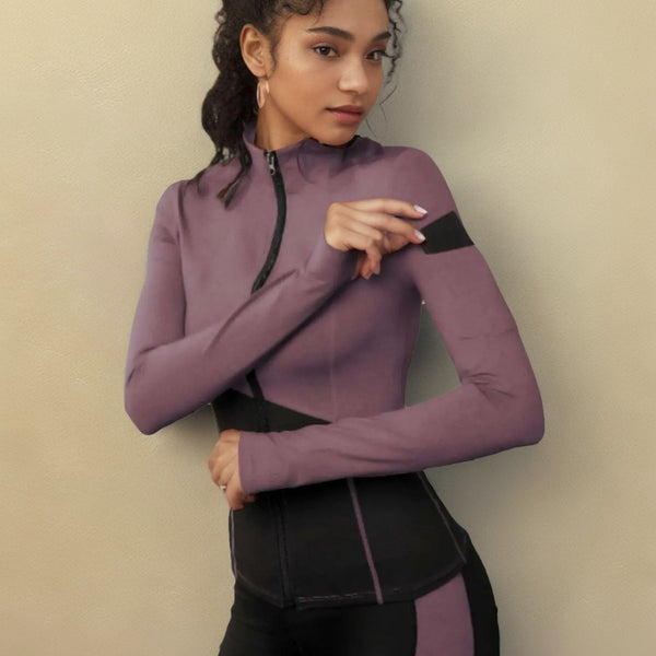 European And American Sports Suit Winter Tight Slimming Long Sleeves - ZEYTONCART
