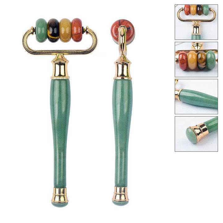 Factory Wholesale New Jade Roller Massager Eye Care Facial Pull Tendons Instrument Crystal - ZEYTONCART
