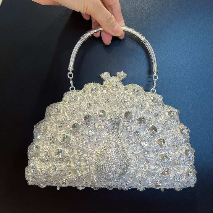Large Peacock Diamond Every Night Bags Luxury - ZEYTONCART