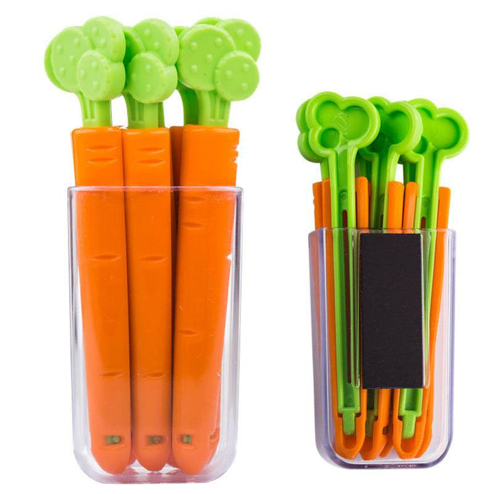 Adorable Carrot Bag Clip Set for Food Storage - ZEYTONCART