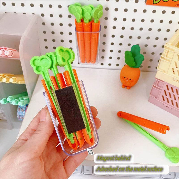 Adorable Carrot Bag Clip Set for Food Storage - ZEYTONCART