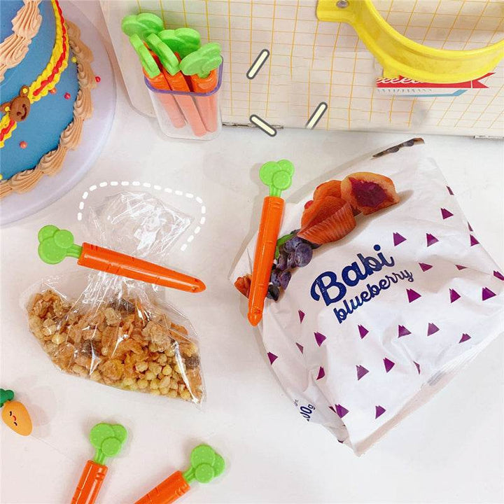 Adorable Carrot Bag Clip Set for Food Storage - ZEYTONCART