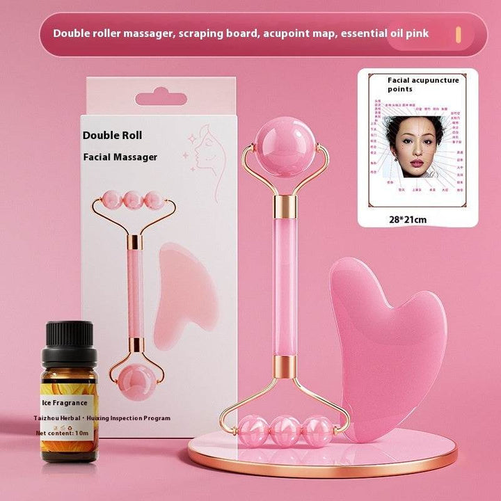 Facial Eye Scraping Massage Jade Roller - ZEYTONCART