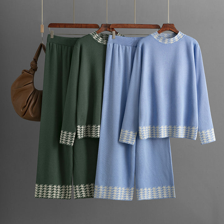 Women's Autumn And Winter Loose Pullover Two-piece Set - ZEYTONCART