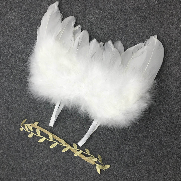 Newbornx Photography Props White Angel Wing Baby - ZEYTONCART