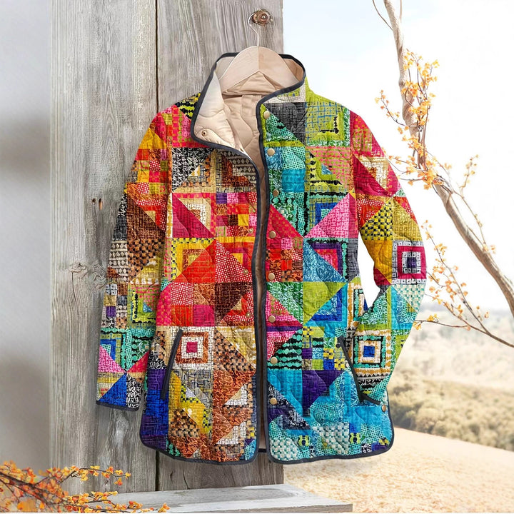 Women's Printed Fall Winter Coat - ZEYTONCART