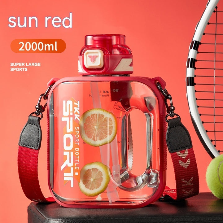 Sports Large Water Bottle Large Capacity Outdoor Portable Barrels High Temperature Resistant - ZEYTONCART