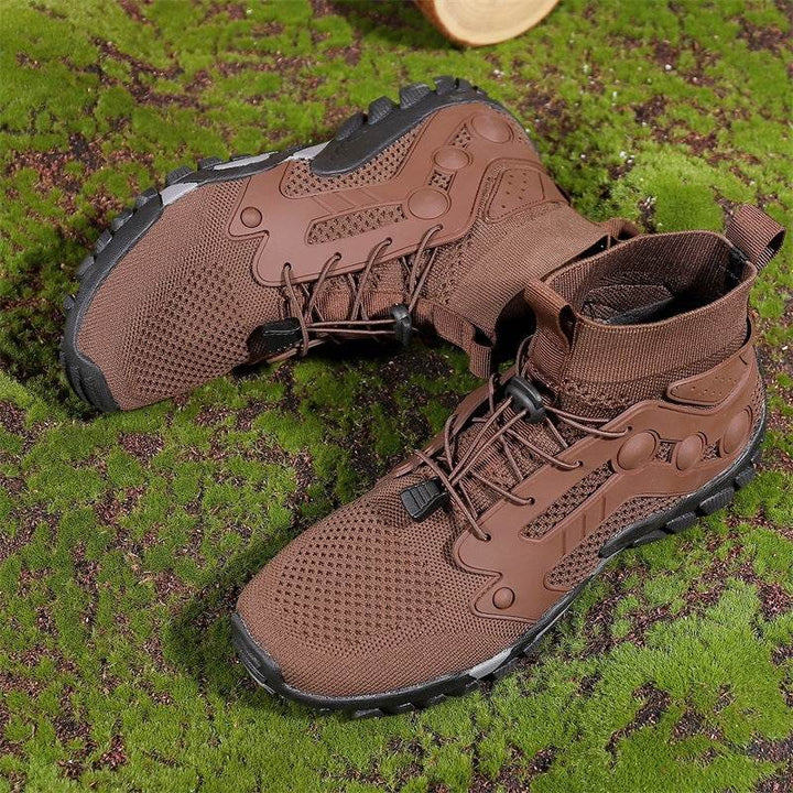 Outdoor Large Size Hiking Shoes Men's Lightweight High-top - ZEYTONCART