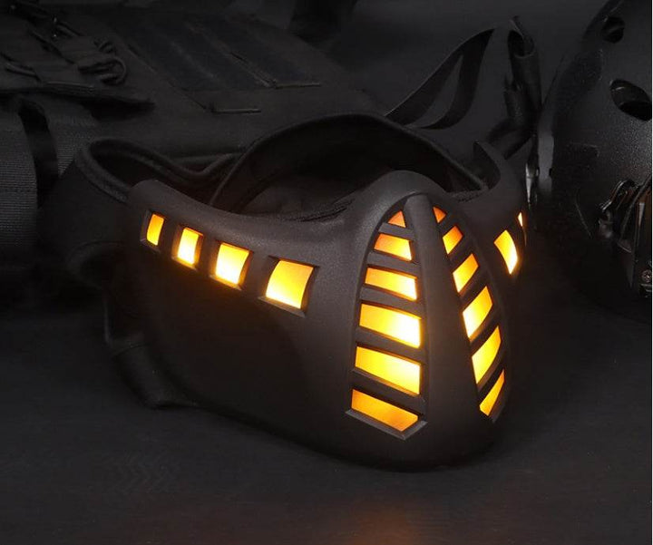 Halloween Carnival LED Half Face Mask - ZEYTONCART