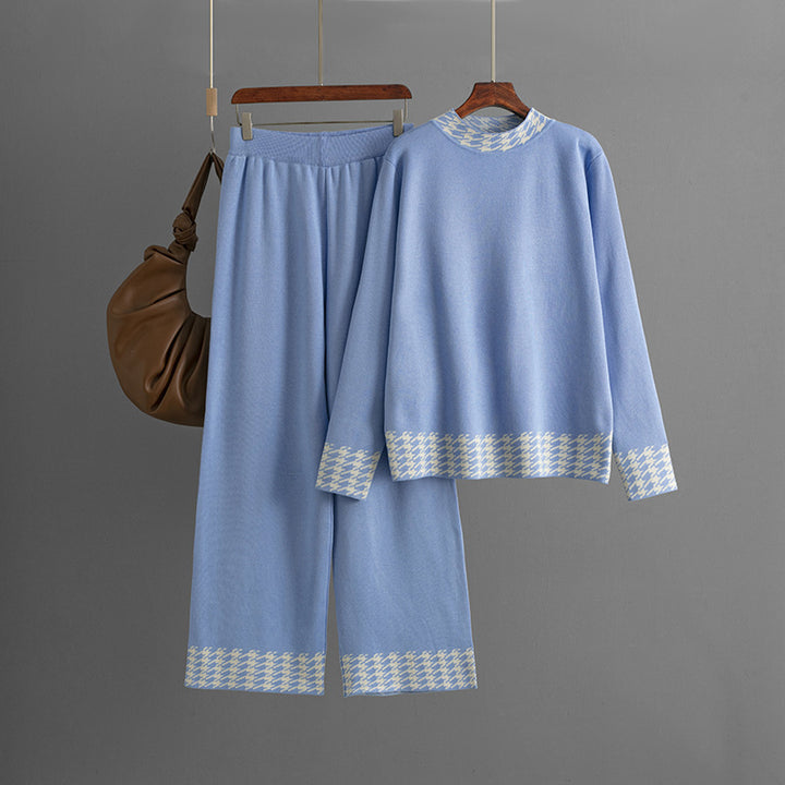 Women's Autumn And Winter Loose Pullover Two-piece Set - ZEYTONCART
