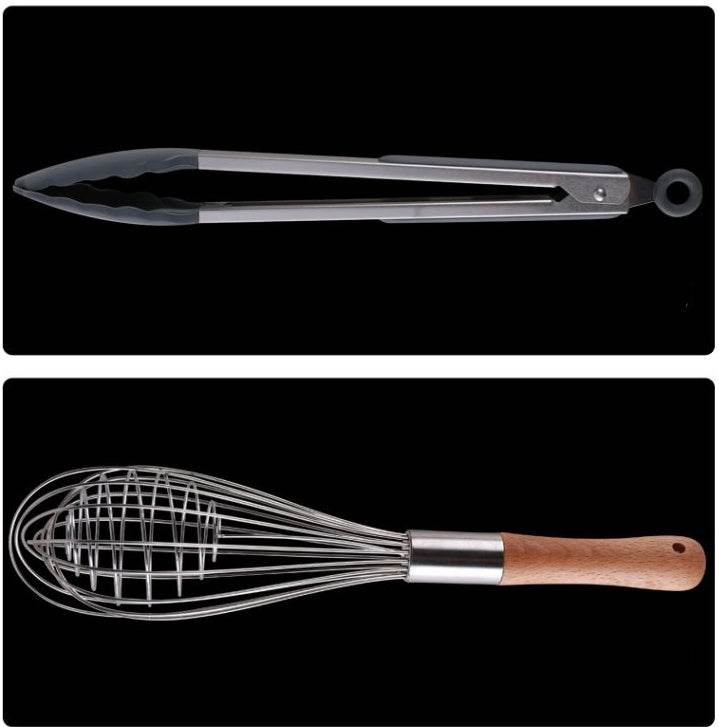 Direct Selling Wooden Handle Silicone Kitchen Utensils And - ZEYTONCART