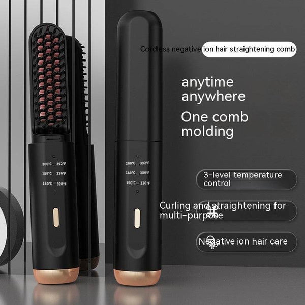 Wireless Negative Ion Straight Hair Comb - ZEYTONCART
