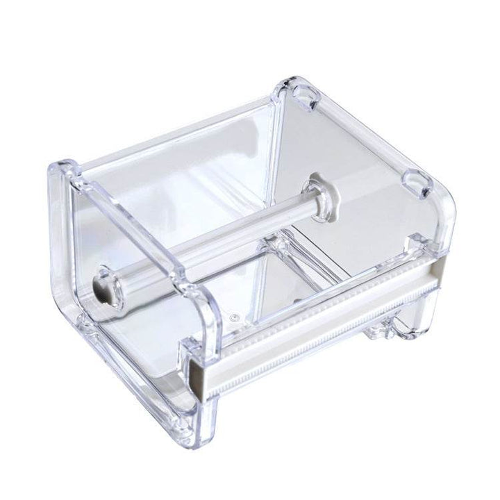 Zeyton mini office tape dispenser box - Clear Organizer - ZEYTONCART
