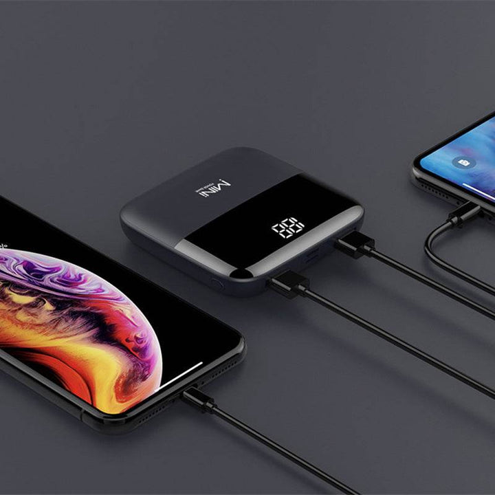 Compact 10000mAh Power Bank with LED Display - ZEYTONCART