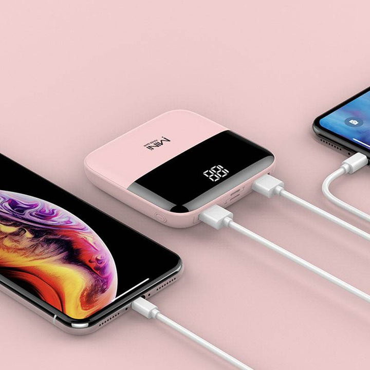 Compact 10000mAh Power Bank with LED Display - ZEYTONCART