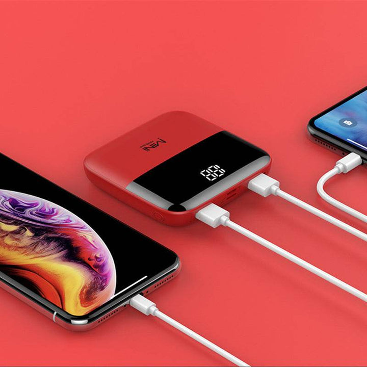 Compact 10000mAh Power Bank with LED Display - ZEYTONCART