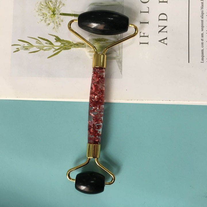 Jade Craft Resin Stick Double Jade Roller Massager - ZEYTONCART