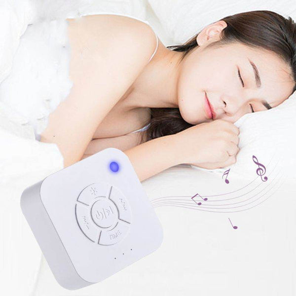 White Noise Machine USB Rechargeable Timed Shutdown Sleep Sound Machine For Sleeping & Relaxation For Baby Adult Office Travel - ZEYTONCART