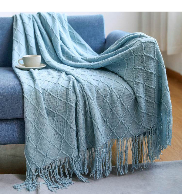 Sofa Blanket Cover Blanket Nordic Office Blanket - ZEYTONCART
