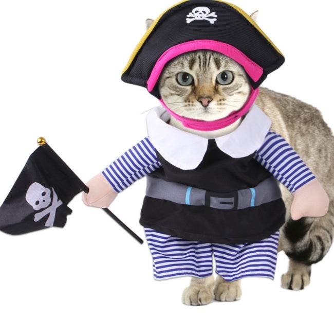 Cartoon Pet Cowboy Horseback Riding Costume Pet Supplies - ZEYTONCART