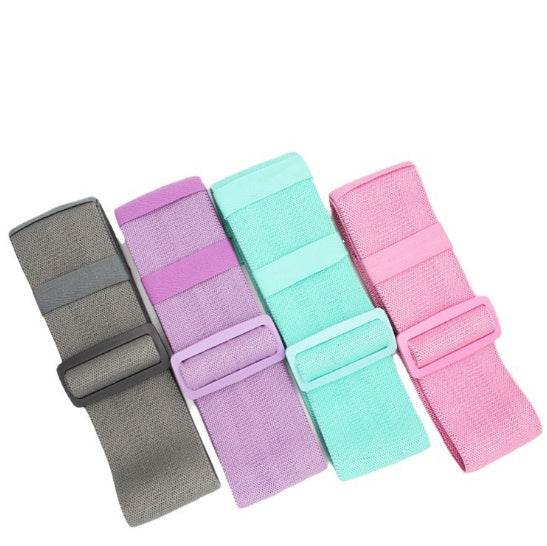 Aolikes Adjustable Fitness Stretch Training Booty Bands Elastic Resistance Bands - ZEYTONCART