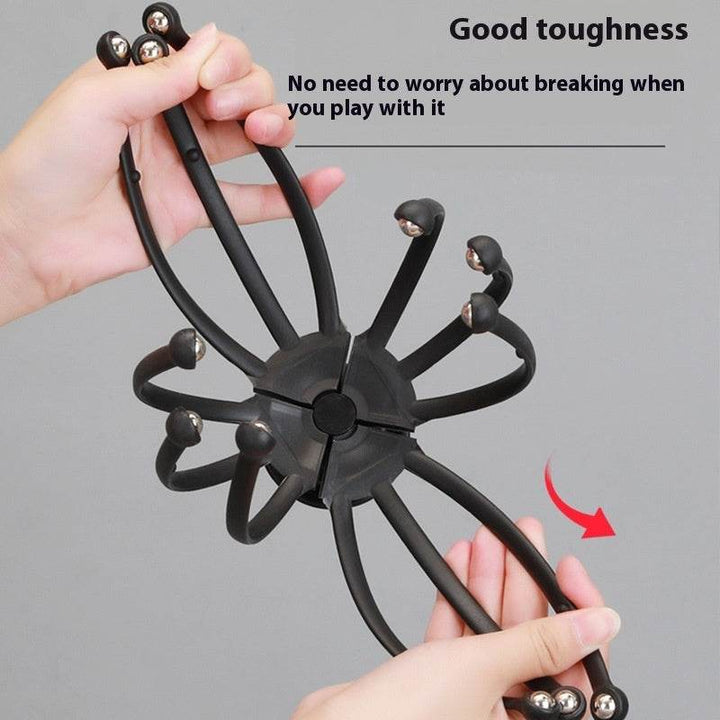Manual 12-claw Rotating Ball Scalp Massager - ZEYTONCART