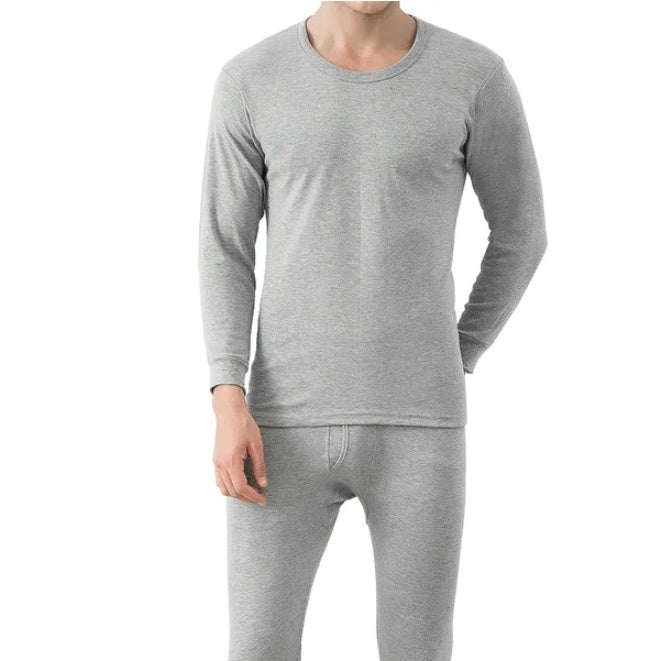 Men Thermal Underwear Set Long Johns Pants Long Sleeve Soft Underwear Kit Top Bottom Winter Sports Suits - ZEYTONCART