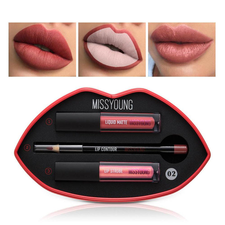 Lipstick Matte Pearl Gloss Lipstick Pen - ZEYTONCART