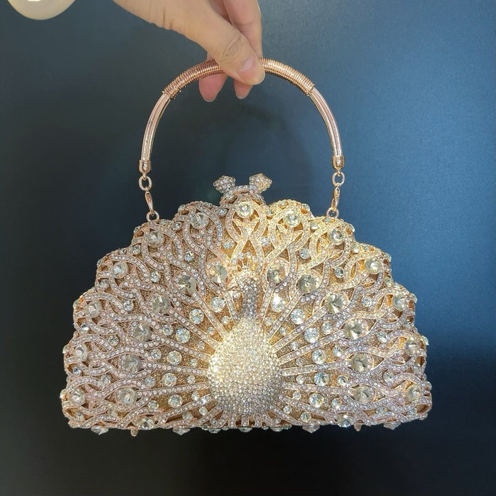Large Peacock Diamond Every Night Bags Luxury - ZEYTONCART