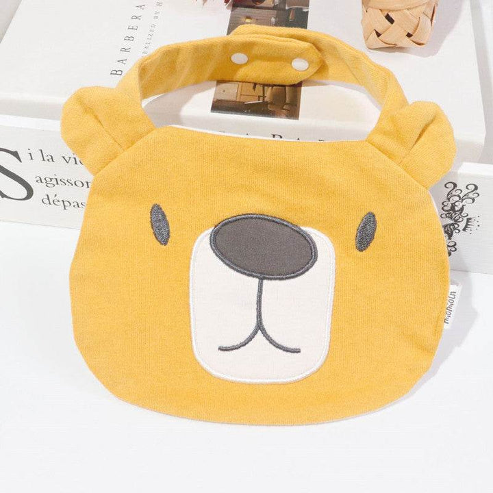 Infant Baby Bib Cartoon Animal Fox Cat Lion Baby Girl Boy Saliva Towel Soft Cotton Newborn Bibs Burp Cloths Unisex Baby Stuff - ZEYTONCART